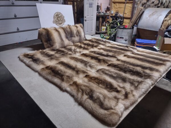 Bleached Racoon Blanket